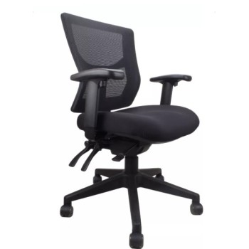 Milan Mesh Back Chair - 160kg Weight Rated With Optional Arms