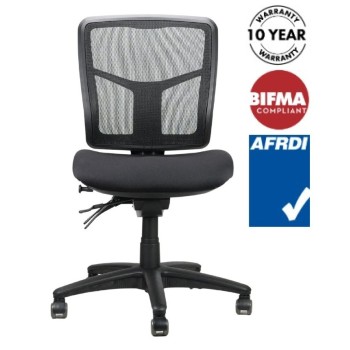 Mirae Medium Back Mesh Back Chair - 160kg Weight Rated With Optional Arms
