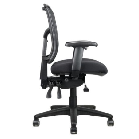 Mirae Medium Back Mesh Back Chair - 160kg Weight Rated With Optional Arms
