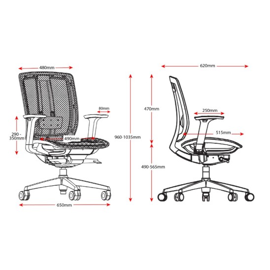 Oasis Mesh Back Chair