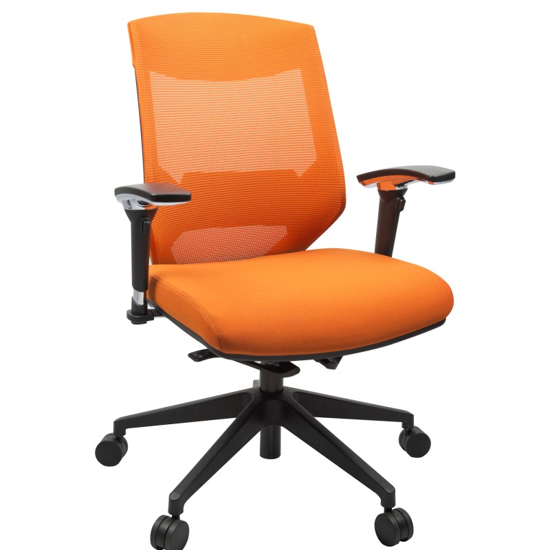 Vogue Executive Chair -  Nylon Base Mid Back Mesh Ergonomic 