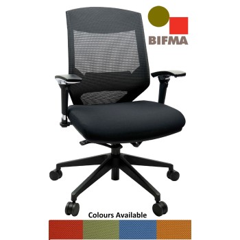 Vogue Executive Chair -  Nylon Base Mid Back Mesh Ergonomic 