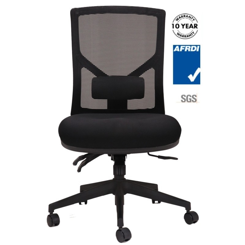 Breeze Mesh Back Chair With Optional Arms