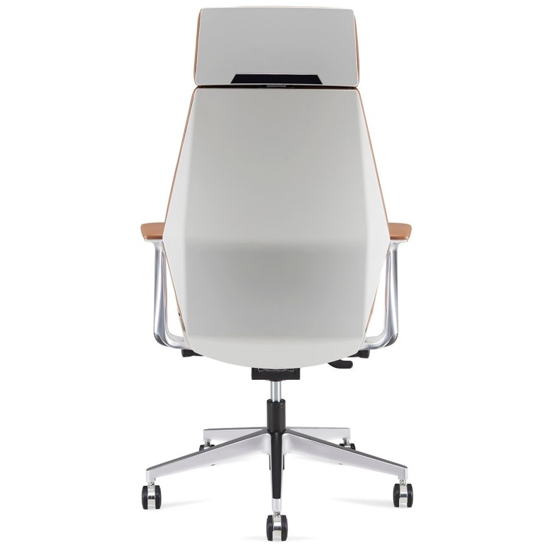 Potenza Executive Chair - High Back Tan Leather