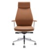 Potenza Executive Chair - High Back Tan Leather