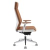 Potenza Executive Chair - High Back Tan Leather