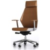 Potenza Executive Chair - High Back Tan Leather