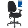 Classic Task Chair High Back with Armrests AFRDI LEVEL 6