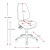 Endeavour Pro Ergo Chair 160KG Weight Rated With Optional Arms