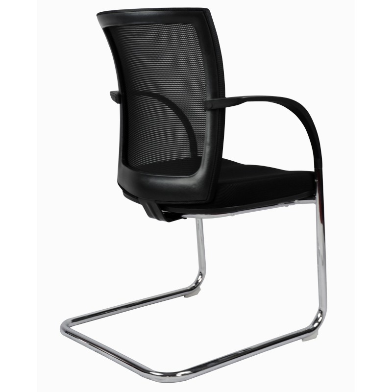 Cosmo Visitor Chair -  Mesh Back PU Seat