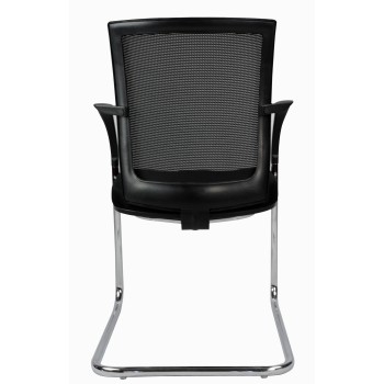 Cosmo Visitor Chair -  Mesh Back PU Seat