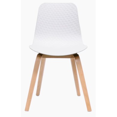 Lucid Visitor Chair with Timber Base