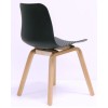 Lucid Visitor Chair with Timber Base