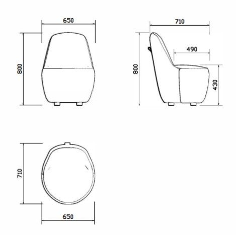 Myk Single Lounge Chair