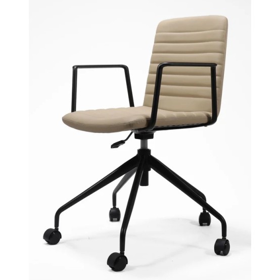 Pixel Chair with Swivel 5 Star Base and Arms CHOICE OF 5 COLOURS