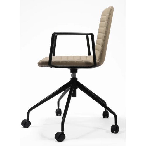 Pixel Chair with Swivel 5 Star Base and Arms CHOICE OF 5 COLOURS