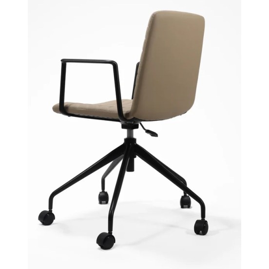 Pixel Chair with Swivel 5 Star Base and Arms CHOICE OF 5 COLOURS