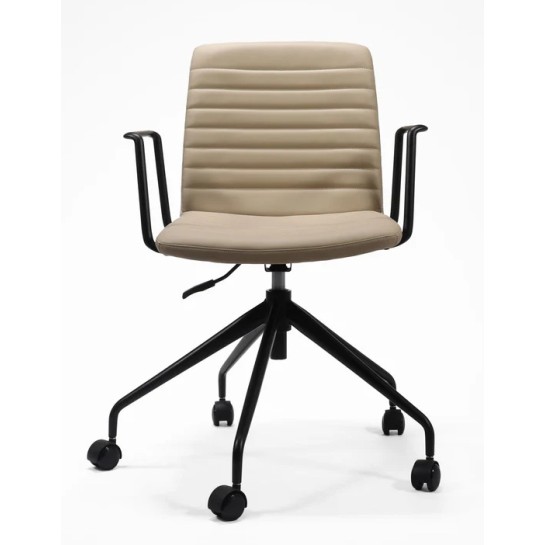 Pixel Chair with Swivel 5 Star Base and Arms CHOICE OF 5 COLOURS