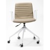Pixel Chair with Swivel 5 Star Base and Arms CHOICE OF 5 COLOURS