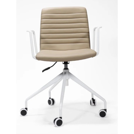 Pixel Chair with Swivel 5 Star Base and Arms CHOICE OF 5 COLOURS