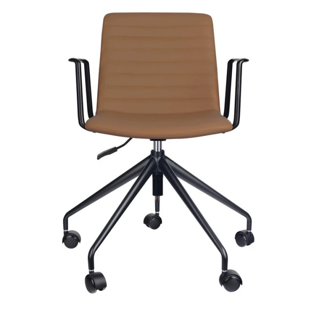 Pixel Chair with Swivel 5 Star Base and Arms CHOICE OF 5 COLOURS
