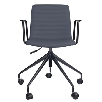 Pixel Chair with Swivel 5 Star Base and Arms CHOICE OF 5 COLOURS