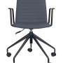 Pixel Chair with Swivel 5 Star Base and Arms CHOICE OF 5 COLOURS