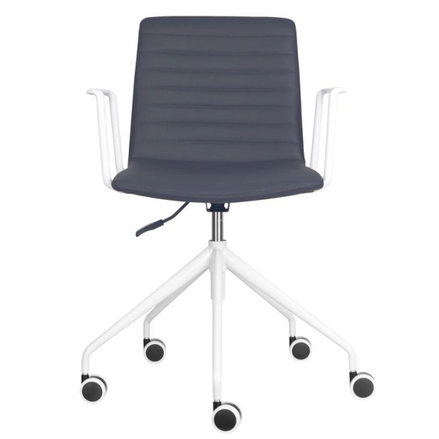 Pixel Chair with Swivel 5 Star Base and Arms CHOICE OF 5 COLOURS