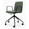 Pixel Chair with Swivel 5 Star Base and Arms CHOICE OF 5 COLOURS