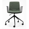 Pixel Chair with Swivel 5 Star Base and Arms CHOICE OF 5 COLOURS