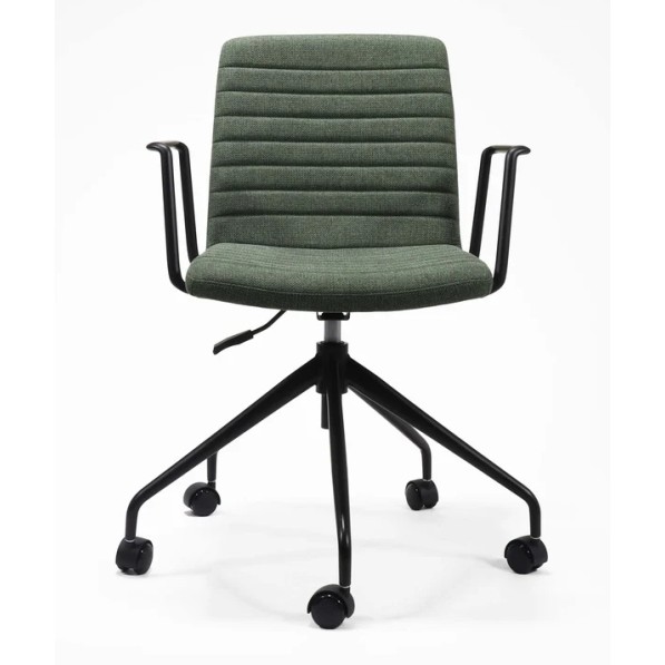 Pixel Chair with Swivel 5 Star Base and Arms CHOICE OF 5 COLOURS