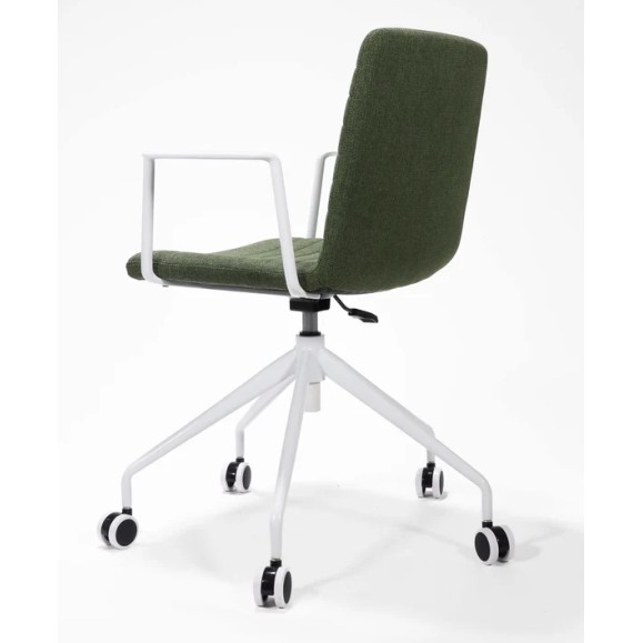 Pixel Chair with Swivel 5 Star Base and Arms CHOICE OF 5 COLOURS
