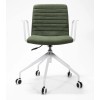 Pixel Chair with Swivel 5 Star Base and Arms CHOICE OF 5 COLOURS