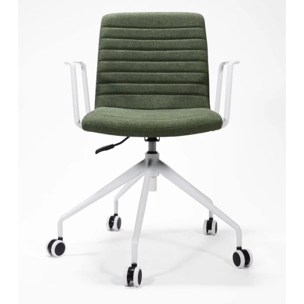 Pixel Chair with Swivel 5 Star Base and Arms CHOICE OF 5 COLOURS