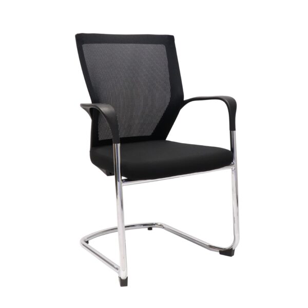 WMCC Visitor Chair -  Mesh Back Fabric Seat