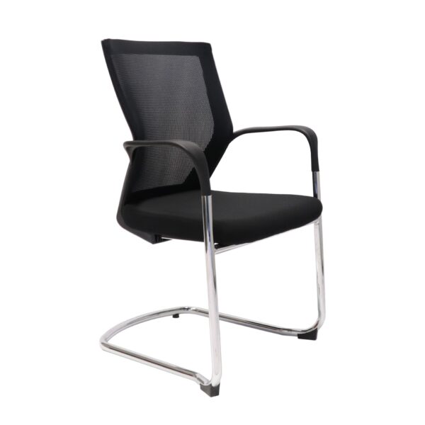 WMCC Visitor Chair -  Mesh Back Fabric Seat