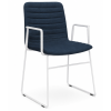 Nikola Chair Sled Base + Arms  CHOICE OF COLOURS