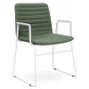 Nikola Chair Sled Base + Arms  CHOICE OF COLOURS