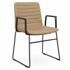 Nikola Chair Sled Base + Arms  CHOICE OF COLOURS