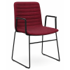 Nikola Chair Sled Base + Arms  CHOICE OF COLOURS