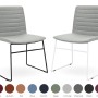 Nikola Chair Sled Base CHOICE OF COLOURS