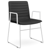 Nikola Chair Sled Base + Arms  CHOICE OF COLOURS