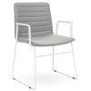 Nikola Chair Sled Base + Arms  CHOICE OF COLOURS