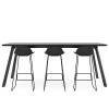 Toro High Bench - CHOICE OF BLACK, WHITE OR WOODGRAIN BASE