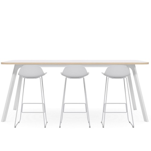 Toro High Bench - CHOICE OF BLACK, WHITE OR WOODGRAIN BASE