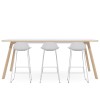 Toro High Bench - CHOICE OF BLACK, WHITE OR WOODGRAIN BASE