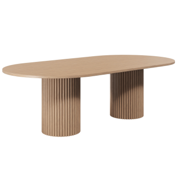 Harmony Steccawood Pillar Boardroom Table HUGE CHOICE OF COLOURS & CUSTOM SIZES AVAILABLE