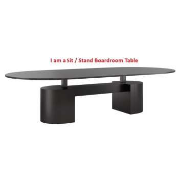 Luxor Sit / Stand Boardroom Table HUGE CHOICE OF COLOURS & CUSTOM SIZES AVAILABLE - CONTACT US FOR PRICING