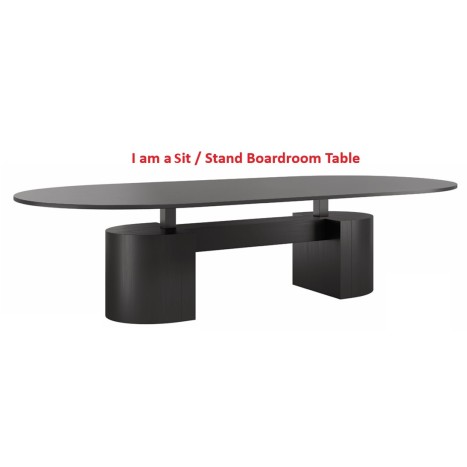 Luxor Sit / Stand Boardroom Table HUGE CHOICE OF COLOURS & CUSTOM SIZES AVAILABLE - CONTACT US FOR PRICING