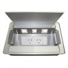 Toro Boardroom Table - CHOICE OF BLACK OR WHITE BASE